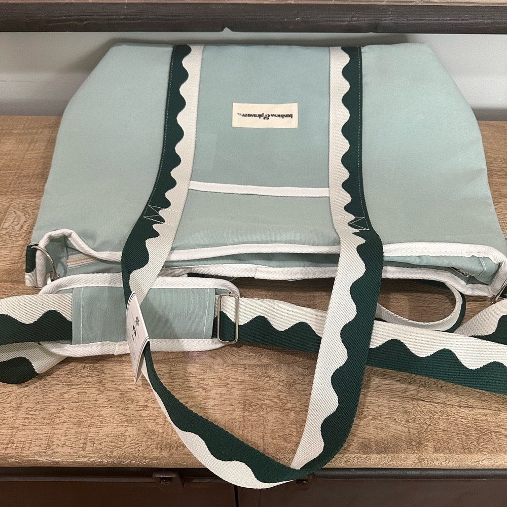 Business & Pleasure Co. Cooler Bag | Insulated Canvas with Wave Strap | NWT - Picture 2 of 8